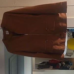 Faux suede jacket